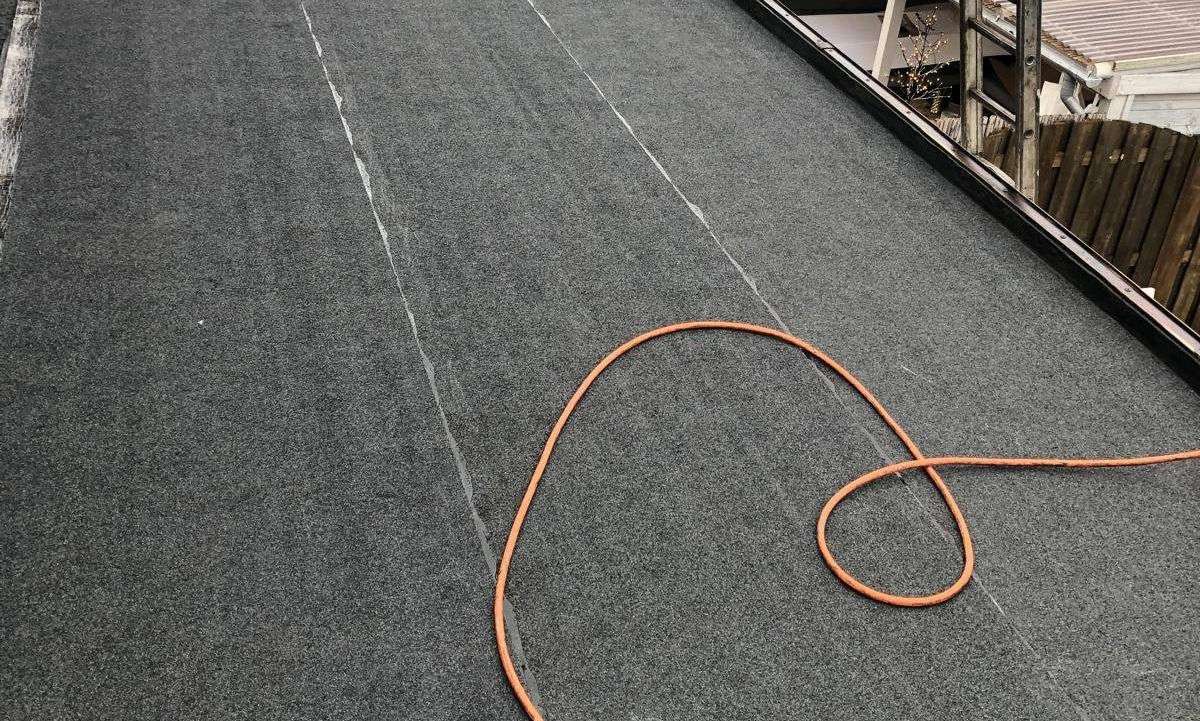 Nieuw bitumen dak aangelegd in Didam